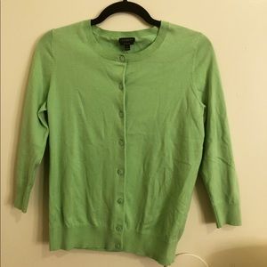 Talbots Spring Green Cardigan